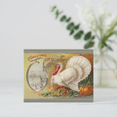 Carte Postale Atterrissage vintage des Puritains Thanksgiving (Debout devant)