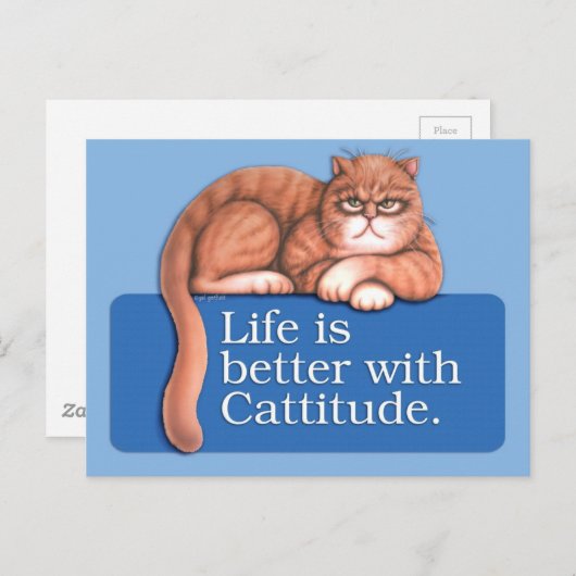 Carte Postale attitude (Devant / Derrière)