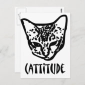 Carte Postale attitude (Devant / Derrière)