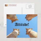 Carte Postale Attitude, Attitude ! (Devant / Derrière)