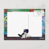 Carte Postale Attitude de chat......................... (Dos)
