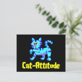Carte Postale Attitude de chat (Debout devant)