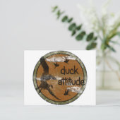 Carte Postale ATTITUDE DE DUCK pour le chasseur (Debout devant)