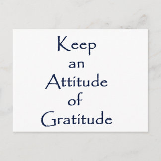 Carte Postale Attitude de gratitude