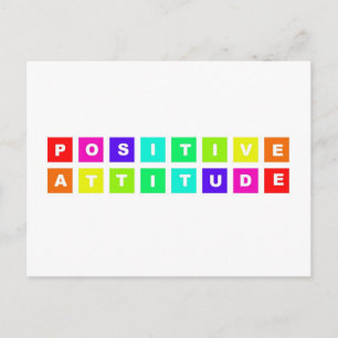 Carte Postale attitude positive