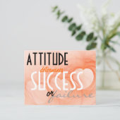 Carte Postale Attitude...Succès Orange Heart Arrière - plan (Debout devant)