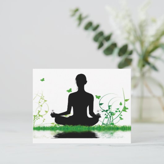 Carte Postale attitude zen (Debout devant)