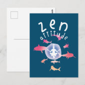 Carte Postale Attitude zen (Devant / Derrière)