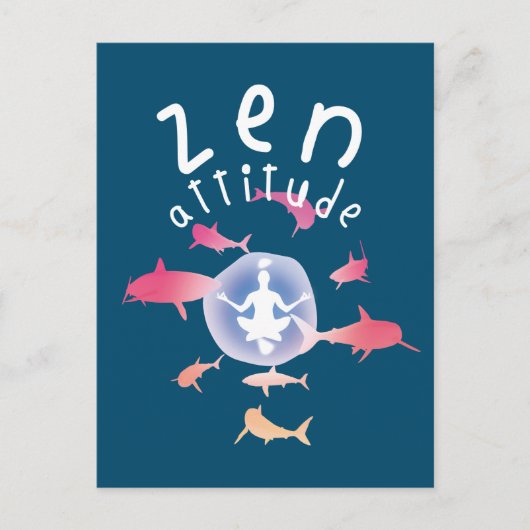 Carte Postale Attitude zen (Devant)