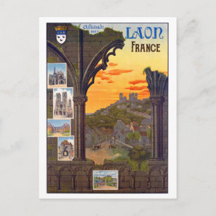 Carte Postale Attractions de la ville de Laon, France