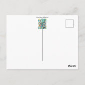 Carte Postale Attrape-rêves bohème amérindien, aquarelle (Dos)