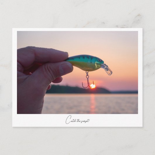 Carte Postale Attraper le coucher du soleil (Devant)