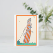 Carte Postale Attraper les papillons George Barbier La mode fran (Debout devant)