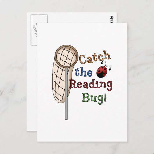 Carte Postale Attrapez les tee-shirts et les cadeaux pour le Bug (Devant / Derrière)