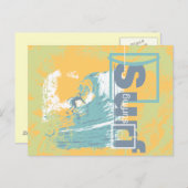 Carte Postale Attrapez une vague Surf T-shirts et cadeaux (Devant / Derrière)