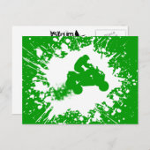 Carte Postale atv splatz (Devant / Derrière)