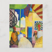 Carte Postale Au Bazar | Auguste Macke | (Devant)