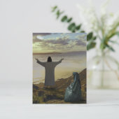 Carte Postale Au bord de la mer de Galilée (Debout devant)