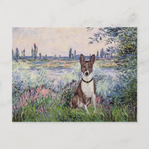 Carte Postale Au bord de la Seine - Basenji