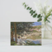 Carte Postale Au bord de la Seine | Claude Monet (Debout devant)