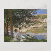 Carte Postale Au bord de la Seine | Claude Monet (Devant)