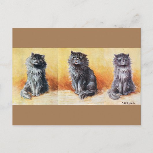 Carte Postale Au Cat Show, Louis Wain (Devant)