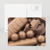 Carte postale au chocolat (Devant / Derrière)