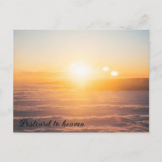 Carte postale au ciel