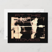 Carte Postale Au Cinéma (Devant / Derrière)