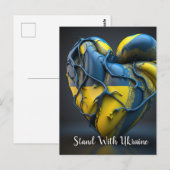 Carte postale au coeur de l'Ukraine (Devant / Derrière)