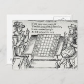 Carte Postale Au conseil d'échecs (Devant / Derrière)