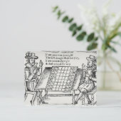 Carte Postale Au conseil d'échecs (Debout devant)