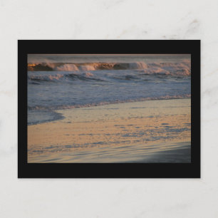 carte postale au coucher du soleil