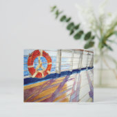 Carte Postale Au coucher du soleil (Debout devant)