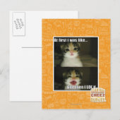 Carte Postale Au début, j'étais comme (Devant / Derrière)