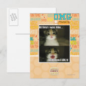 Carte Postale Au début, j'étais comme (Devant / Derrière)