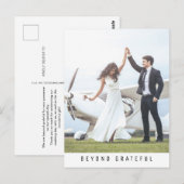 Carte Postale Au-delà de la simple reconnaissance du Merci Maria (Devant / Derrière)