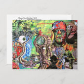 CARTE POSTALE "AU-DELÀ DE L'ESPRIT" (Devant / Derrière)