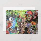 CARTE POSTALE "AU-DELÀ DE L'ESPRIT" (Devant / Derrière)