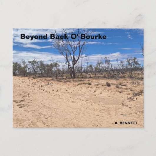 Carte Postale Au-delà de retour O' Bourke (Devant)