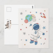 Carte Postale Au-delà des étoiles (Devant / Derrière)