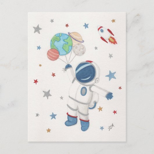 Carte Postale Au-delà des étoiles (Devant)