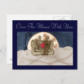 Carte Postale Au-dessus de la lune (Devant / Derrière)