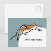 Carte Postale Au-Dessus De La Lune (Devant / Derrière)