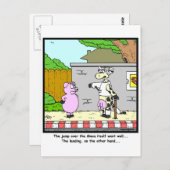 Carte Postale Au-dessus de la lune (Devant / Derrière)