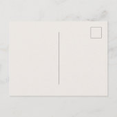 Carte Postale Au-dessus de la lune Boho Teddy Bear Baby shower n (Dos)