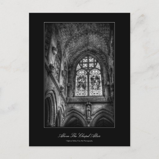 Carte Postale Au-Dessus De L'Autel De La Chapelle, Vitrail WIndo (Devant)