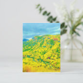 Carte Postale Au-dessus des montagnes (Debout devant)