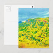 Carte Postale Au-dessus des montagnes (Devant / Derrière)