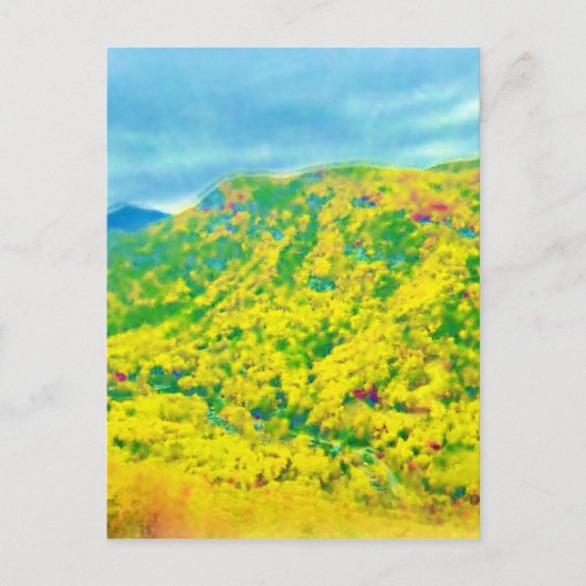 Carte Postale Au-dessus des montagnes (Devant)